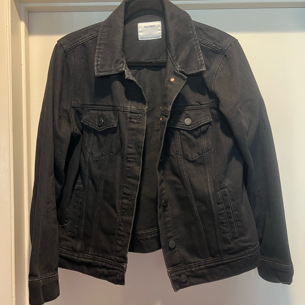 Old Navy Black Denim Jacket